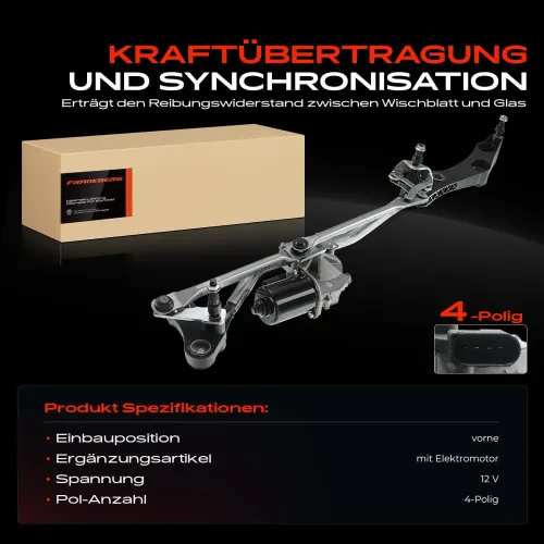 Wischergestänge 12 V vorne Frankberg 5481FB0023693 Bild Wischergestänge 12 V vorne Frankberg 5481FB0023693