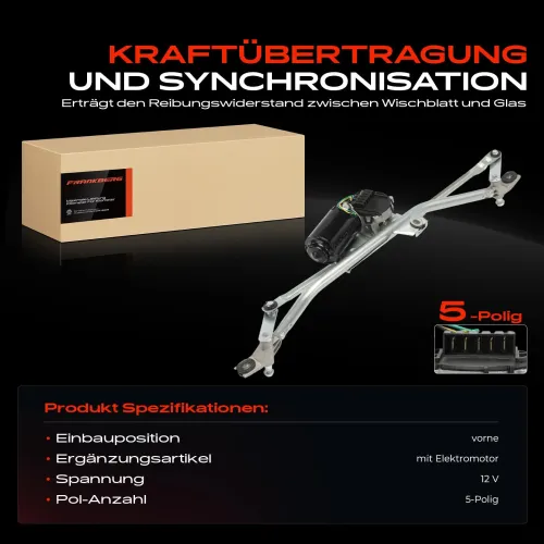 Wischergestänge 12 V vorne Frankberg 5481FB0023697 Bild Wischergestänge 12 V vorne Frankberg 5481FB0023697