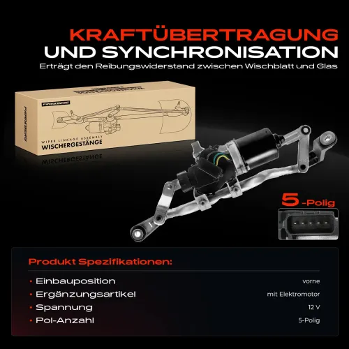 Wischergestänge 12 V vorne Frankberg 5481FB0023708 Bild Wischergestänge 12 V vorne Frankberg 5481FB0023708