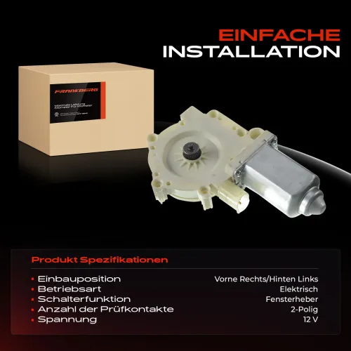Elektromotor, Fensterheber Frankberg 5481FB0023715 Bild Elektromotor, Fensterheber Frankberg 5481FB0023715