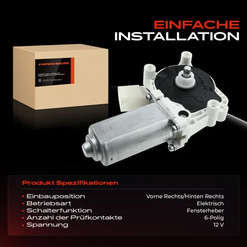 Elektromotor, Fensterheber Frankberg 5481FB0023728 Bild Elektromotor, Fensterheber Frankberg 5481FB0023728