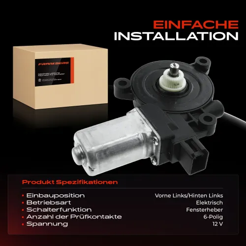 Elektromotor, Fensterheber Frankberg 5481FB0023731 Bild Elektromotor, Fensterheber Frankberg 5481FB0023731