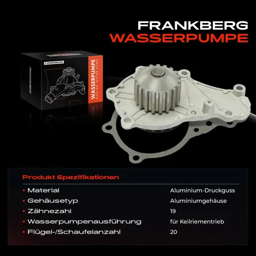 Wasserpumpe, Motorkühlung Frankberg 5481FB0023771 Bild Wasserpumpe, Motorkühlung Frankberg 5481FB0023771