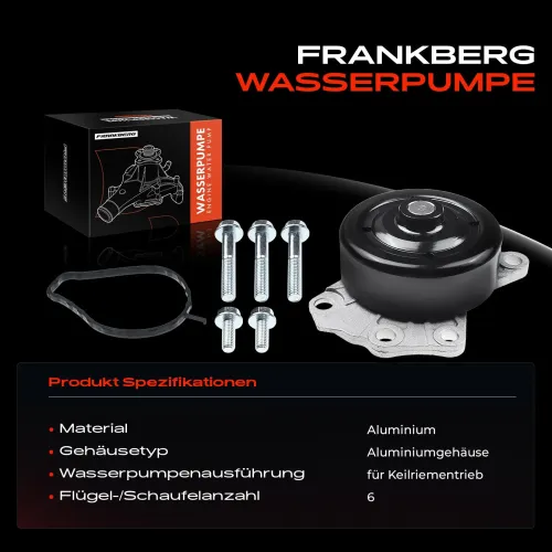 Wasserpumpe, Motorkühlung Frankberg 5481FB0023772 Bild Wasserpumpe, Motorkühlung Frankberg 5481FB0023772