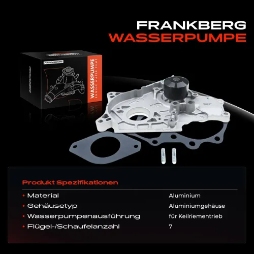 Wasserpumpe, Motorkühlung Frankberg 5481FB0023778 Bild Wasserpumpe, Motorkühlung Frankberg 5481FB0023778