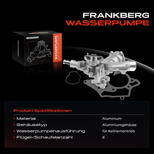 Wasserpumpe, Motorkühlung Frankberg 5481FB0023783 Bild Wasserpumpe, Motorkühlung Frankberg 5481FB0023783