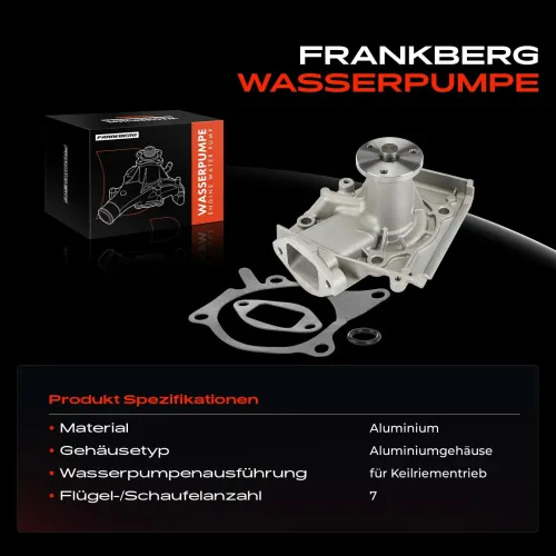 Wasserpumpe, Motorkühlung Frankberg 5481FB0023787 Bild Wasserpumpe, Motorkühlung Frankberg 5481FB0023787