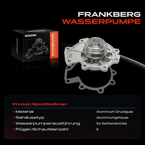 Wasserpumpe, Motorkühlung Frankberg 5481FB0023788 Bild Wasserpumpe, Motorkühlung Frankberg 5481FB0023788