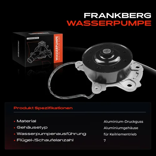 Wasserpumpe, Motorkühlung Frankberg 5481FB0023816 Bild Wasserpumpe, Motorkühlung Frankberg 5481FB0023816