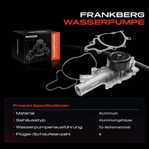 Wasserpumpe, Motorkühlung Frankberg 5481FB0023818 Bild Wasserpumpe, Motorkühlung Frankberg 5481FB0023818