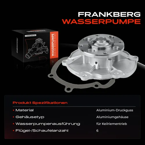 Wasserpumpe, Motorkühlung Frankberg 5481FB0023819 Bild Wasserpumpe, Motorkühlung Frankberg 5481FB0023819