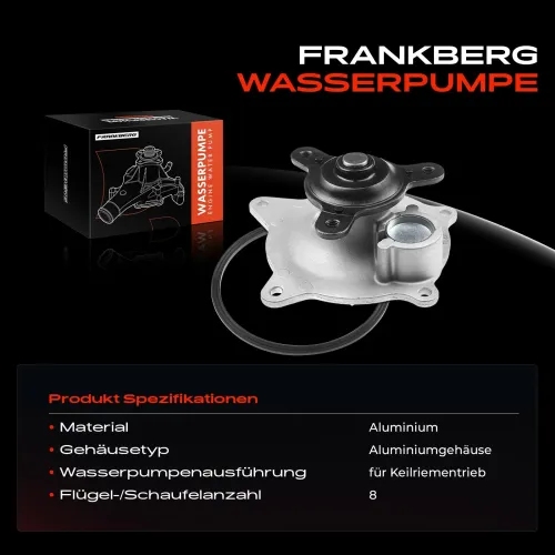 Wasserpumpe, Motorkühlung Frankberg 5481FB0023827 Bild Wasserpumpe, Motorkühlung Frankberg 5481FB0023827