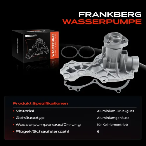 Wasserpumpe, Motorkühlung Frankberg 5481FB0023835 Bild Wasserpumpe, Motorkühlung Frankberg 5481FB0023835