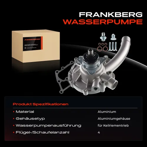 Wasserpumpe, Motorkühlung Frankberg 5481FB0023836 Bild Wasserpumpe, Motorkühlung Frankberg 5481FB0023836