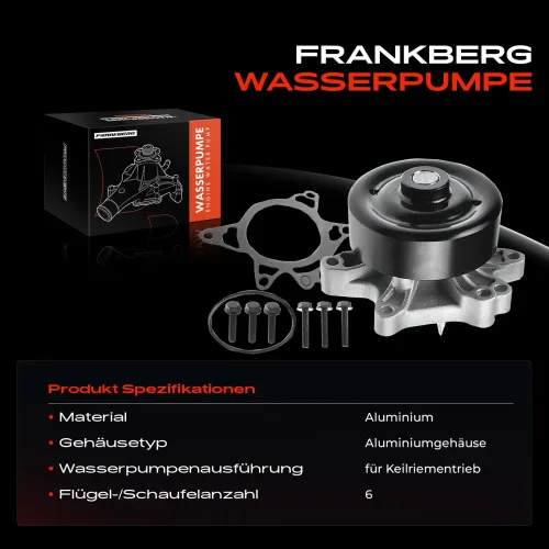 Wasserpumpe, Motorkühlung Frankberg 5481FB0023853 Bild Wasserpumpe, Motorkühlung Frankberg 5481FB0023853
