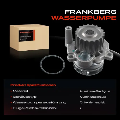Wasserpumpe, Motorkühlung Frankberg 5481FB0023855 Bild Wasserpumpe, Motorkühlung Frankberg 5481FB0023855