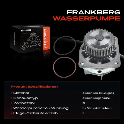Wasserpumpe, Motorkühlung Frankberg 5481FB0023861 Bild Wasserpumpe, Motorkühlung Frankberg 5481FB0023861