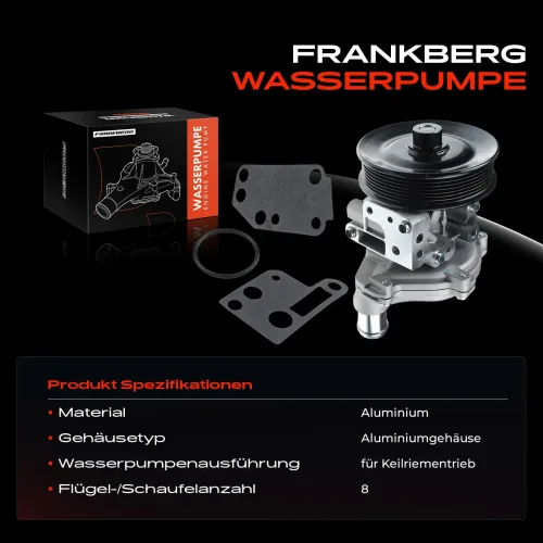 Wasserpumpe, Motorkühlung Frankberg 5481FB0023871 Bild Wasserpumpe, Motorkühlung Frankberg 5481FB0023871