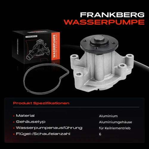 Wasserpumpe, Motorkühlung Frankberg 5481FB0023886 Bild Wasserpumpe, Motorkühlung Frankberg 5481FB0023886