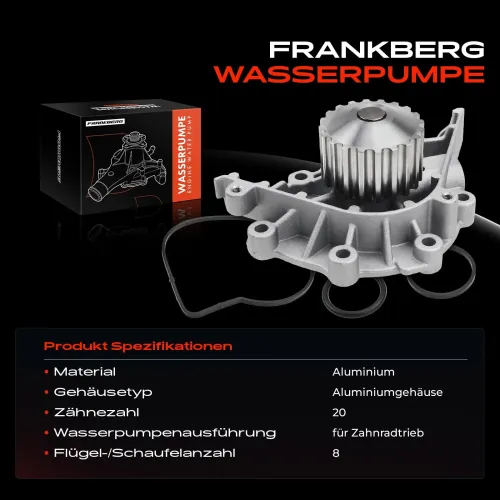 Wasserpumpe, Motorkühlung Frankberg 5481FB0023915 Bild Wasserpumpe, Motorkühlung Frankberg 5481FB0023915
