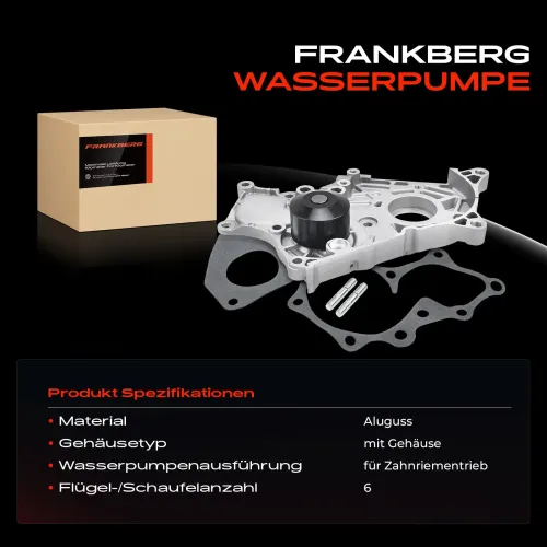 Wasserpumpe, Motorkühlung Frankberg 5481FB0023936 Bild Wasserpumpe, Motorkühlung Frankberg 5481FB0023936