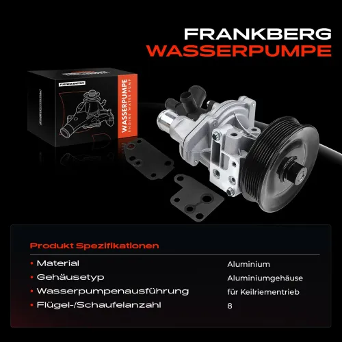 Wasserpumpe, Motorkühlung Frankberg 5481FB0023968 Bild Wasserpumpe, Motorkühlung Frankberg 5481FB0023968