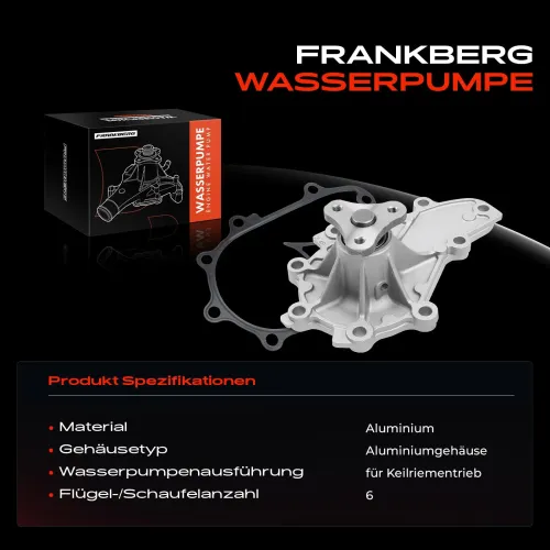 Wasserpumpe, Motorkühlung Frankberg 5481FB0023971 Bild Wasserpumpe, Motorkühlung Frankberg 5481FB0023971