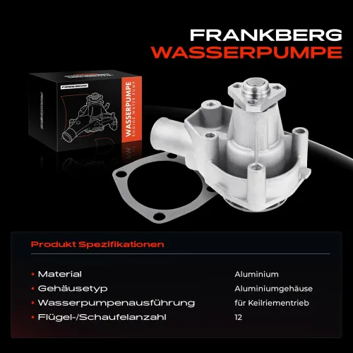 Wasserpumpe, Motorkühlung Frankberg 5481FB0023984 Bild Wasserpumpe, Motorkühlung Frankberg 5481FB0023984