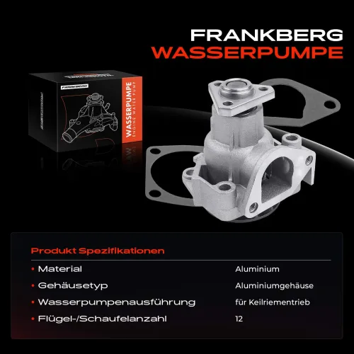 Wasserpumpe, Motorkühlung Frankberg 5481FB0023994 Bild Wasserpumpe, Motorkühlung Frankberg 5481FB0023994