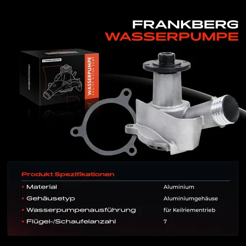 Wasserpumpe, Motorkühlung Frankberg 5481FB0023997 Bild Wasserpumpe, Motorkühlung Frankberg 5481FB0023997