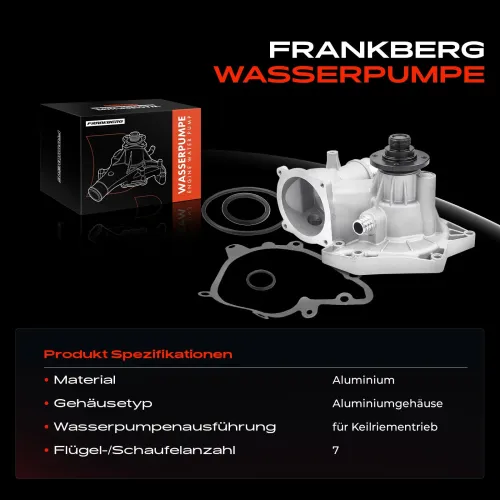 Wasserpumpe, Motorkühlung Frankberg 5481FB0024013 Bild Wasserpumpe, Motorkühlung Frankberg 5481FB0024013