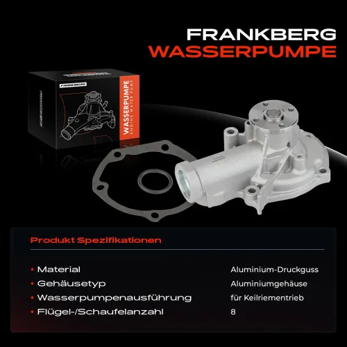Wasserpumpe, Motorkühlung Frankberg 5481FB0024020 Bild Wasserpumpe, Motorkühlung Frankberg 5481FB0024020