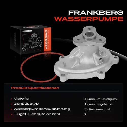 Wasserpumpe, Motorkühlung Frankberg 5481FB0024021 Bild Wasserpumpe, Motorkühlung Frankberg 5481FB0024021