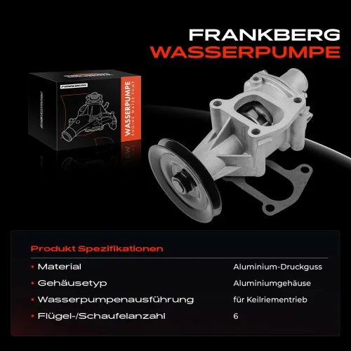 Wasserpumpe, Motorkühlung Frankberg 5481FB0024026 Bild Wasserpumpe, Motorkühlung Frankberg 5481FB0024026