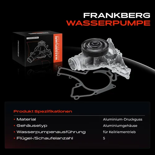 Wasserpumpe, Motorkühlung Frankberg 5481FB0024040 Bild Wasserpumpe, Motorkühlung Frankberg 5481FB0024040