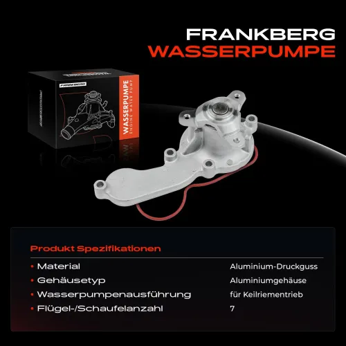 Wasserpumpe, Motorkühlung Frankberg 5481FB0024041 Bild Wasserpumpe, Motorkühlung Frankberg 5481FB0024041