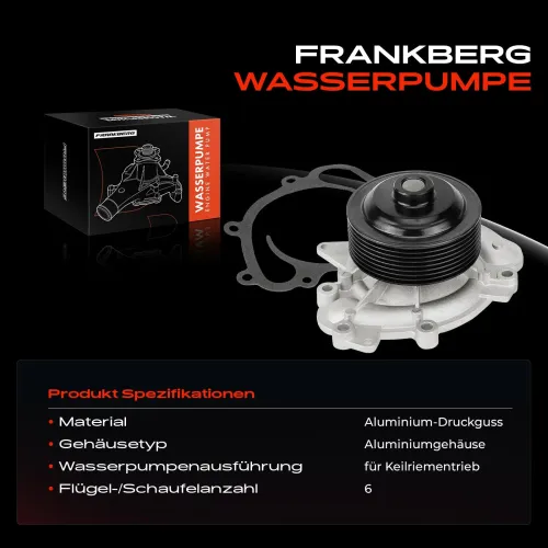 Wasserpumpe, Motorkühlung Frankberg 5481FB0024046 Bild Wasserpumpe, Motorkühlung Frankberg 5481FB0024046