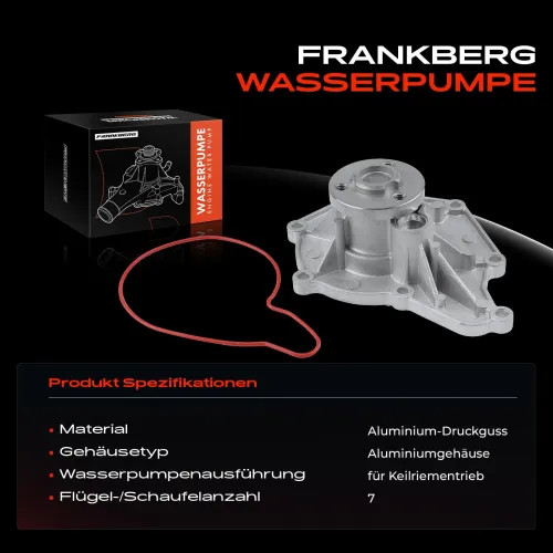 Wasserpumpe, Motorkühlung Frankberg 5481FB0024057 Bild Wasserpumpe, Motorkühlung Frankberg 5481FB0024057