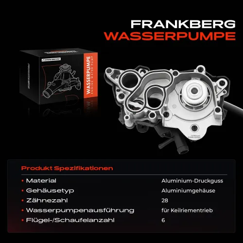 Wasserpumpe, Motorkühlung Frankberg 5481FB0024069 Bild Wasserpumpe, Motorkühlung Frankberg 5481FB0024069