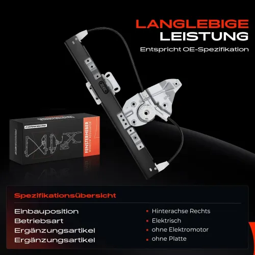 Fensterheber hinten rechts Frankberg 5481FB0024158 Bild Fensterheber hinten rechts Frankberg 5481FB0024158