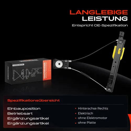Fensterheber hinten rechts Frankberg 5481FB0024173 Bild Fensterheber hinten rechts Frankberg 5481FB0024173