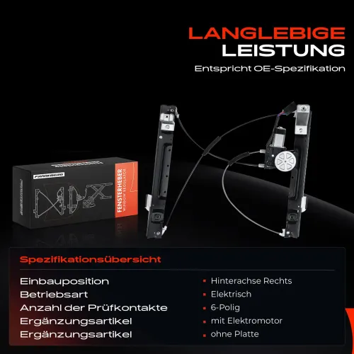 Fensterheber hinten rechts Frankberg 5481FB0024205 Bild Fensterheber hinten rechts Frankberg 5481FB0024205