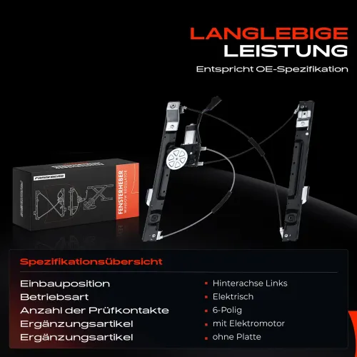 Fensterheber hinten links Frankberg 5481FB0024207 Bild Fensterheber hinten links Frankberg 5481FB0024207