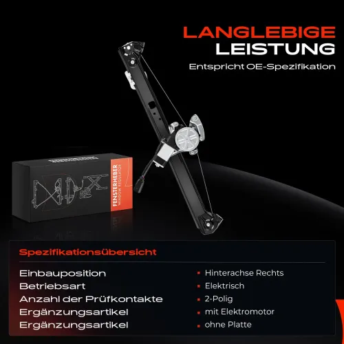 Fensterheber hinten rechts Frankberg 5481FB0024259 Bild Fensterheber hinten rechts Frankberg 5481FB0024259