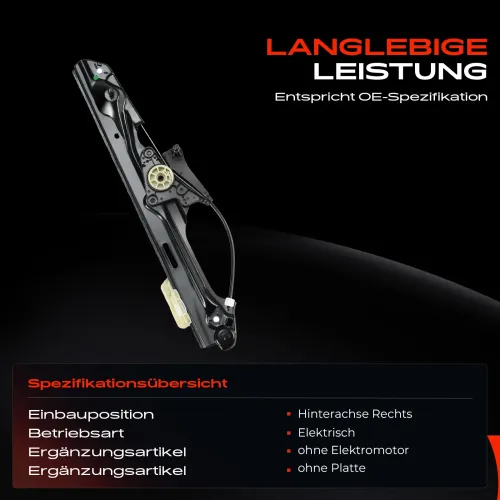 Fensterheber hinten rechts Frankberg 5481FB0024388 Bild Fensterheber hinten rechts Frankberg 5481FB0024388