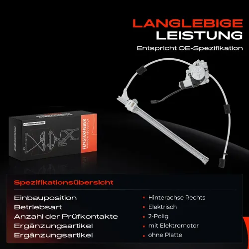 Fensterheber hinten rechts Frankberg 5481FB0024389 Bild Fensterheber hinten rechts Frankberg 5481FB0024389