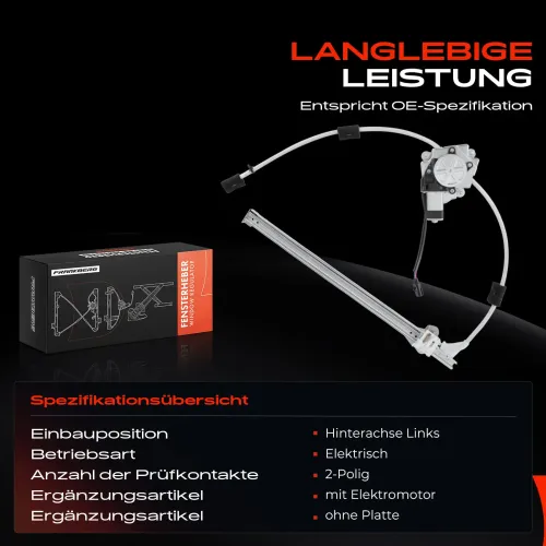 Fensterheber hinten links Frankberg 5481FB0024390 Bild Fensterheber hinten links Frankberg 5481FB0024390