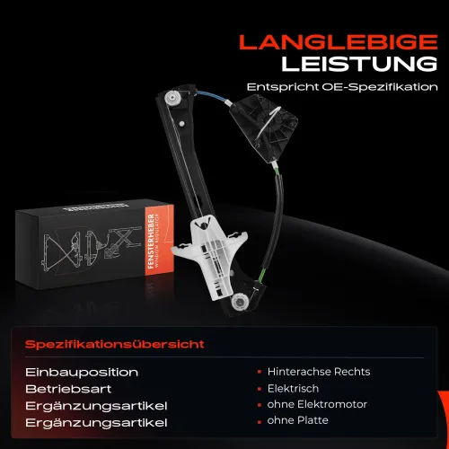 Fensterheber hinten rechts Frankberg 5481FB0024405 Bild Fensterheber hinten rechts Frankberg 5481FB0024405