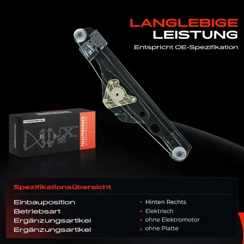 Fensterheber hinten rechts Frankberg 5481FB0024433 Bild Fensterheber hinten rechts Frankberg 5481FB0024433