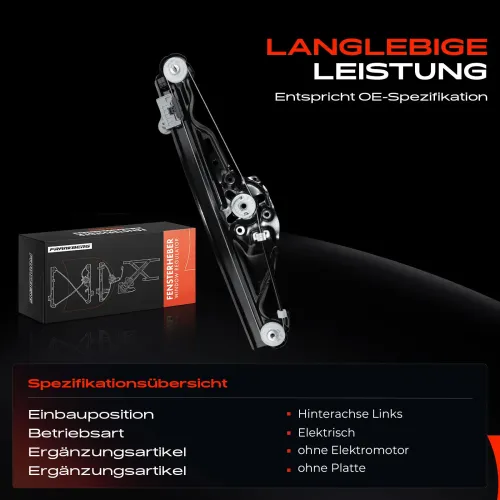 Fensterheber hinten links Frankberg 5481FB0024490 Bild Fensterheber hinten links Frankberg 5481FB0024490